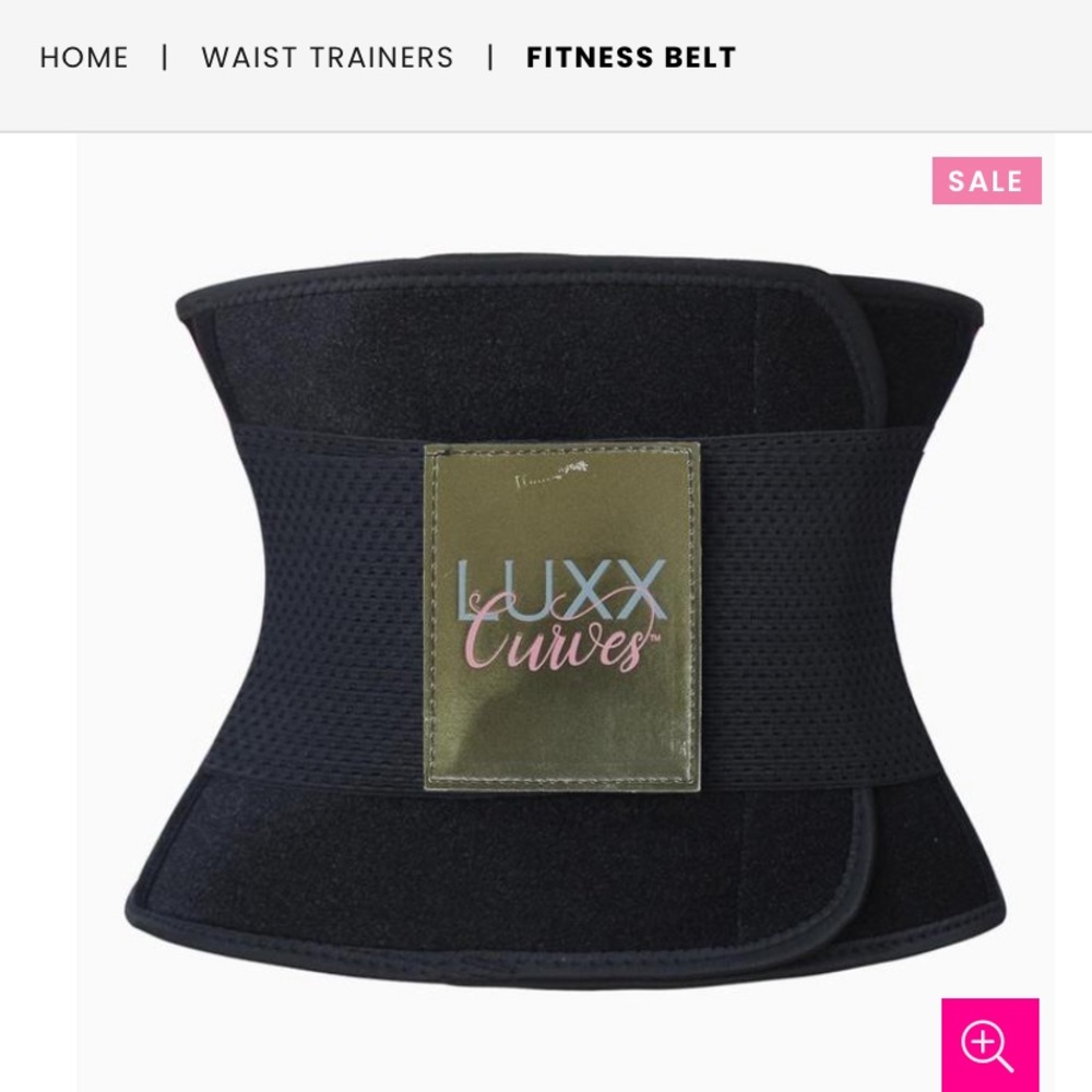Luxx curves fitness belt